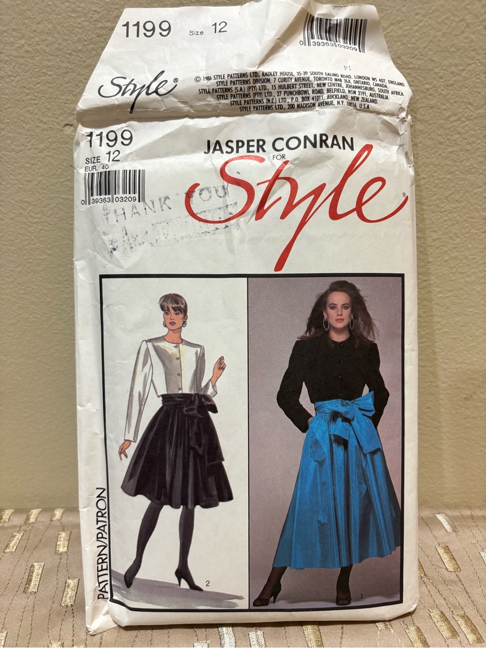 Style Jasper Conran sewing patterns